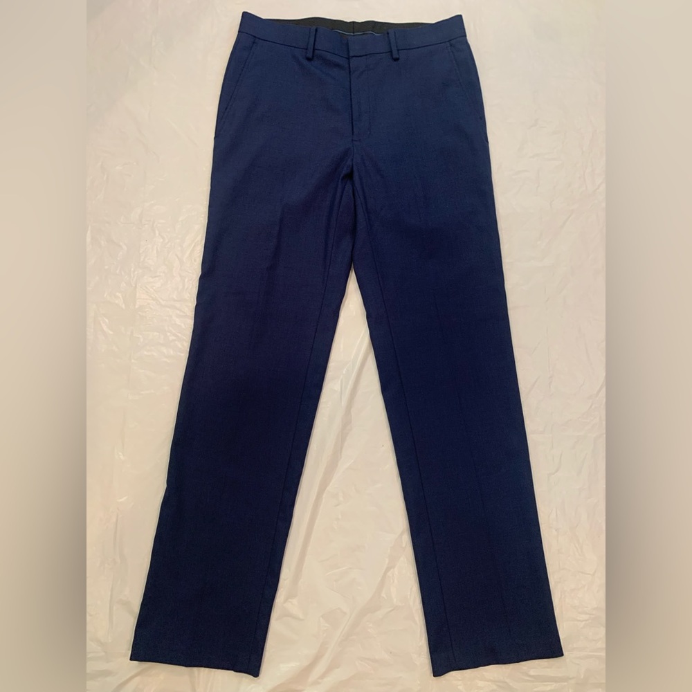 Madison Navy Men's Straight Dress Pants 32x32